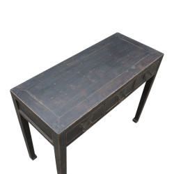 Console ancienne en bois patiné – Pièce unique et authentique