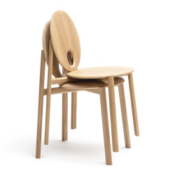 Chaise HELIO – Design Constance Guisset – Chêne massif fabriqué en France