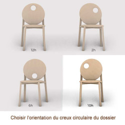 ARONDE table de salon en chêne massif made in France DRUGEOT