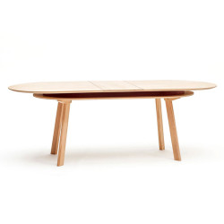 Table de repas extensible PARATI en chêne massif DRUGEOT manufacture