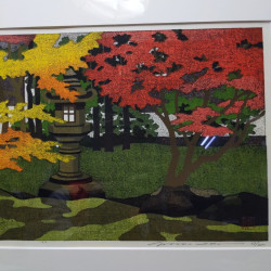 Estampe japonaise Masao Ido Daisen-In 1982