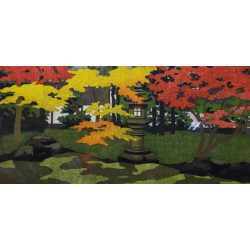 Estampe japonaise Masao Ido Daisen-In 1982