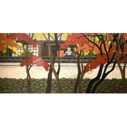 Estampe japonaise Masao Ido Daisen-In 1982