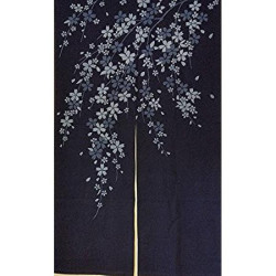 Noren japonais Indigo