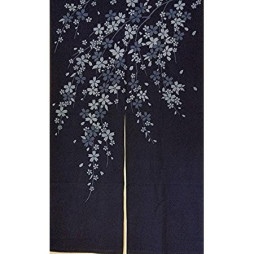 Noren japonais Indigo