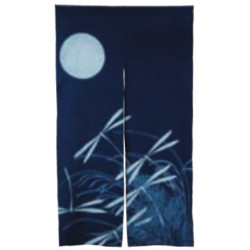 Noren japonais Indigo