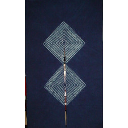 Noren japonais Indigo