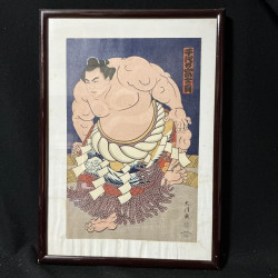 Daimon Kinoshita artiste renommé pour ses estampes modernes dans la tradition ukiyo-e.