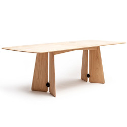 Table de repas FARFALLA en chêne massif DRUGEOT Manufacture