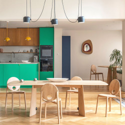 Étagère PLIAGE en chêne massif DRUGEOT manufacture