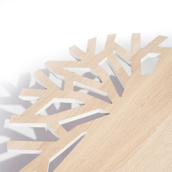 Table basse ronde en bois massif CANOPÉE