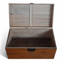 Coffre camphrier, naturel