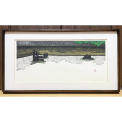 Estampe japonaise Masao Ido Daisen-In 1982