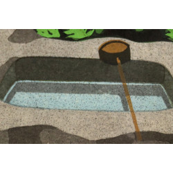 Estampe japonaise Masao Ido Daisen-In 1982