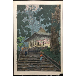 Hiraizumi Konjikidō (1950) | Estampe de Kasamatsu Shirō