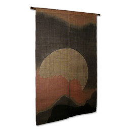 Rideau japonais en chanvre HAZY MOON