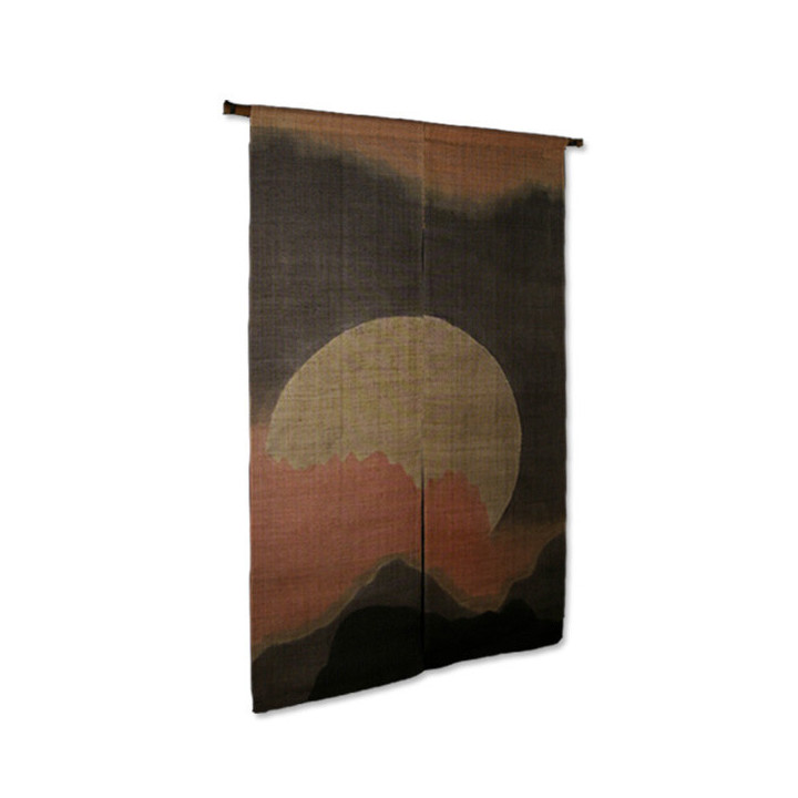 Rideau japonais en chanvre HAZY MOON