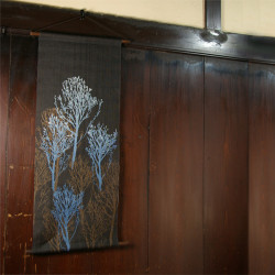 Tapisserie japonaise FUYUKODACHI, arbres d'hiver