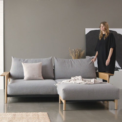 Canapé SIGMUND double-lit de dépannage 160 x 200 cm