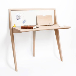 Bureau design tendance COMPAS en bois massif