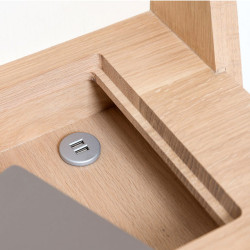 Bureau design tendance COMPAS en bois massif