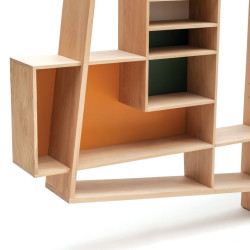 Bibliothèque FRISCO – Design Hugues Weill – Chêne massif – Drugeot Manufacture