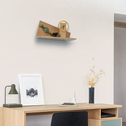 Étagère PLIAGE en chêne massif DRUGEOT manufacture