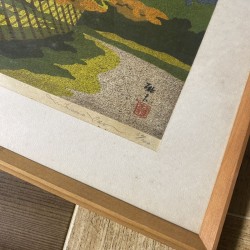 Estampe japonaise Masao Ido Daisen-In 1982