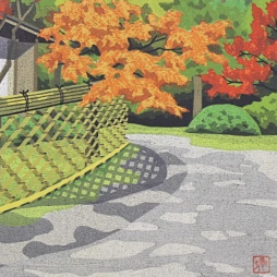 Estampe japonaise Masao Ido Daisen-In 1982