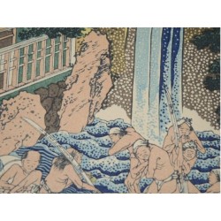 Roben Waterfall at Mt. Oyama in Sagami Province