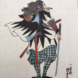 Utagawa Kuniyoshi – Ma Jūjirō Mitsuoki, samouraï des 47 rōnin | Biographies des loyaux et vertueux samouraïs