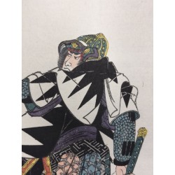 Utagawa Kuniyoshi – Okano Ginemon Tsunehide, samouraï des 47 rōnin | Biographies des loyaux et vertueux samouraïs