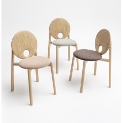 Chaise HELIO – Design Constance Guisset – Chêne massif fabriqué en France
