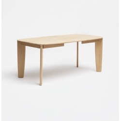 Table avec allonge en bois massif TÉHÈME