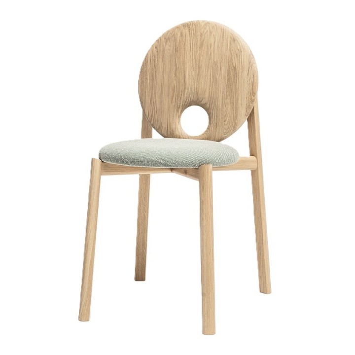 Chaise HELIO – Design Constance Guisset – Chêne massif fabriqué en France