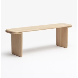 Banc d'entrée design en bois TÉHÈME