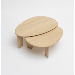 Table basse gigogne en bois TÉHÈME