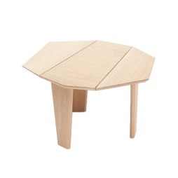 Table de nuit LIV de Dormiente en bois massif