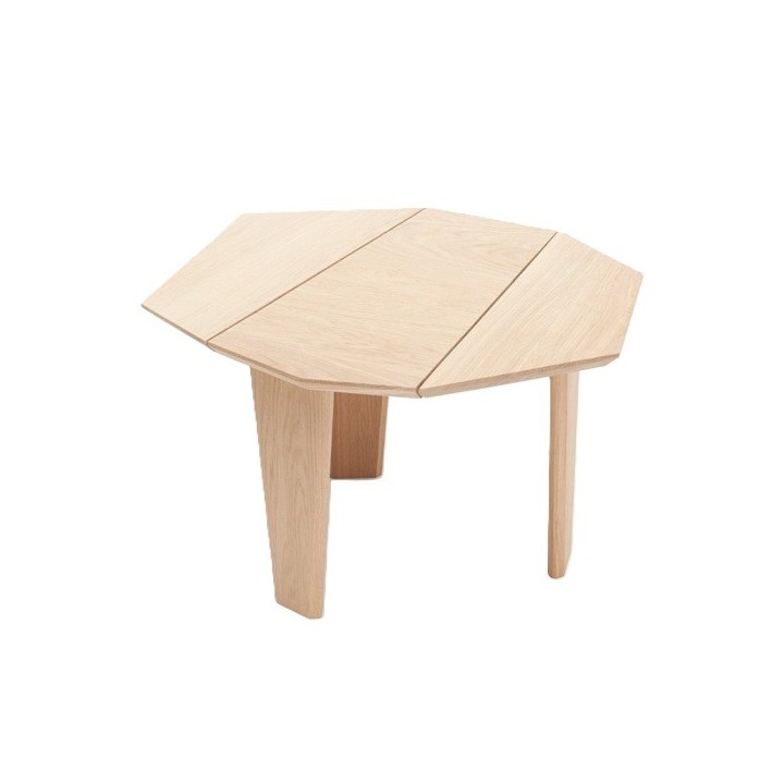 Guéridon bois, table de chevet design SILEX