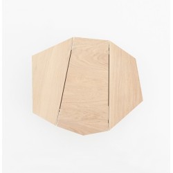 Guéridon bois, table de chevet design SILEX