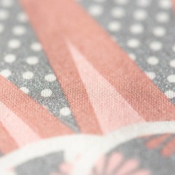 Koinobori Argenté Madame Mo en coton biologique