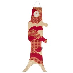 Koinobori Matsu Red Madame Mo en coton biologique