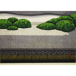 Estampe japonaise Masao Ido Daisen-In 1982