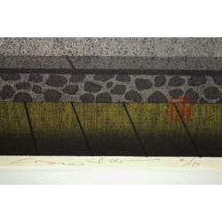 Estampe japonaise Masao Ido Daisen-In 1982