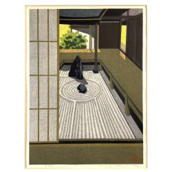 Estampe japonaise Masao Ido Ryogen-in 1986