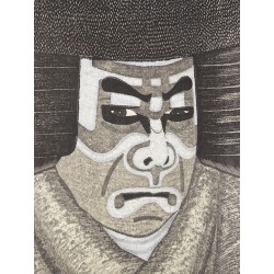 Estampe japonaise Benkei Ichimura Uzaemon | Tirage limité ukiyo-e