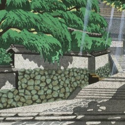 Nigatsudō - Pavillon Nigatsudō à Nara | Estampe originale Masao Ido