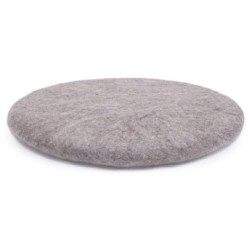 Shakati, le coussin galette en feutre de laine sans couture