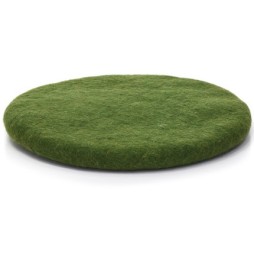 Coussin CHAKATI Rond – Coussin en laine feutrée | MUSKHANE