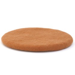 Coussin CHAKATI Rond – Coussin en laine feutrée | MUSKHANE